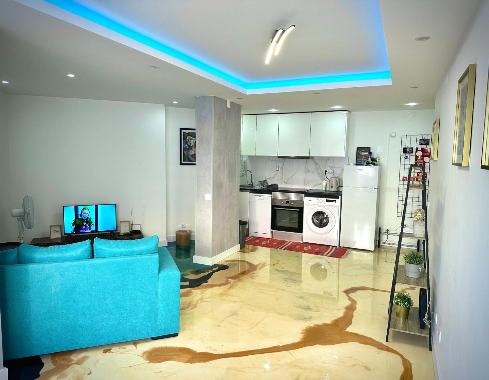 Sea View Apartment & 4 Minutes Walk To The Beach 帕克德阿科斯 外观 照片